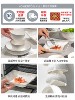 Underglaze Color Tableware Set 2026 New High-Value Bowl and Chopsticks Set Ceramic Bowl and Plate Set for Home Use Housewarming