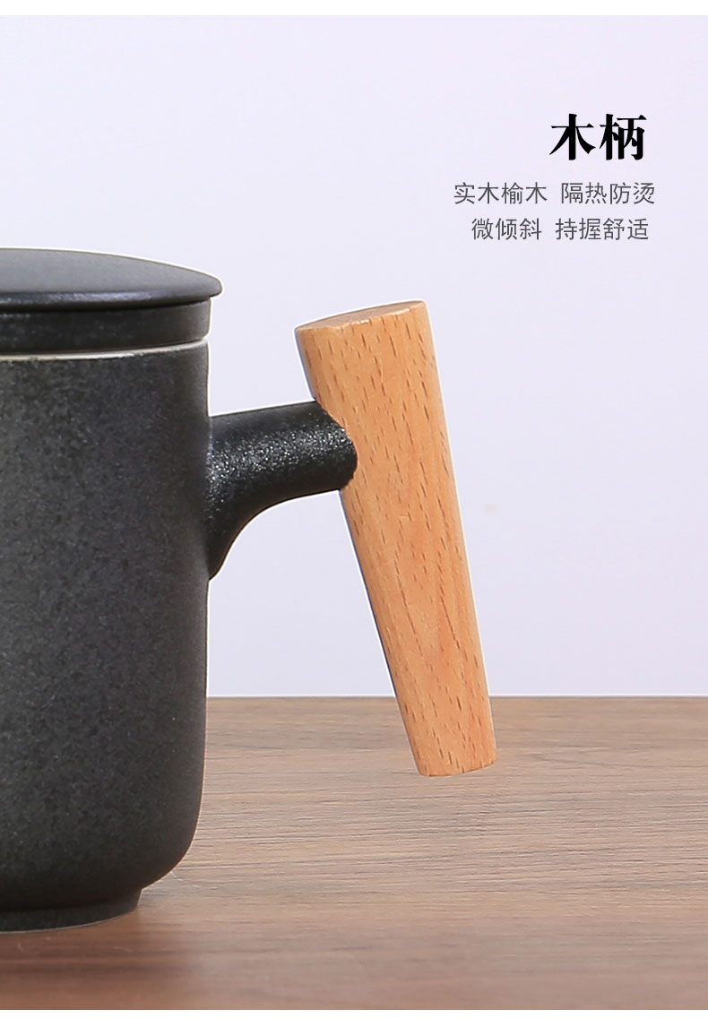 Japanese ceramics crack cup portable receive package travel is suing tea tea teapot teacup small suit