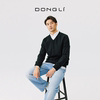 Dongli men's V-neck all-match pullover cashmere sweater