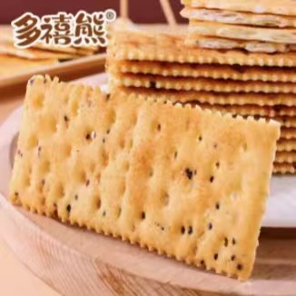 【首单+签到】黑松露火腿苏打饼干380g*1箱