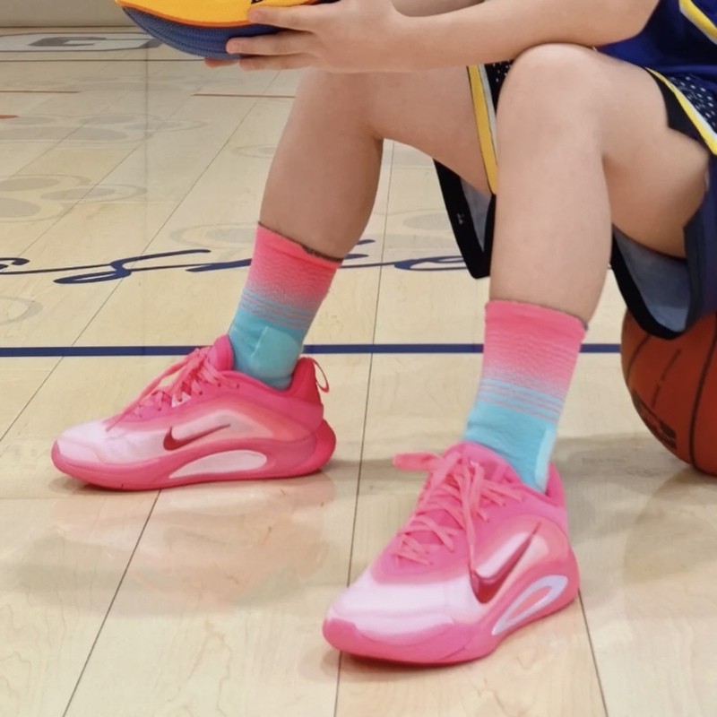 Nike/Nike 2025 Kidsren's Cushioning Mesh Fashionable Low-Top Basketball Shoes Hf7001-600
