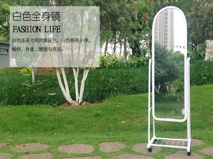 Gương mặc quần áo dài vừa vặn gương lắp gương quần áo gắn trên sàn gương - Gương gương decor treo tường