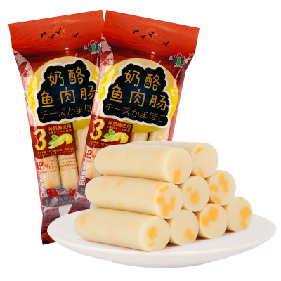 【92g*2袋】儿童宝宝奶酪鳕鱼肠