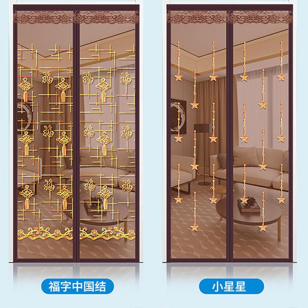 [Magic Velcro Style] 2025 New Anti-Mosquito Door Curtain Full Magnetic Block Powerful Summer Screen Window King Kong Mesh Door Curtain