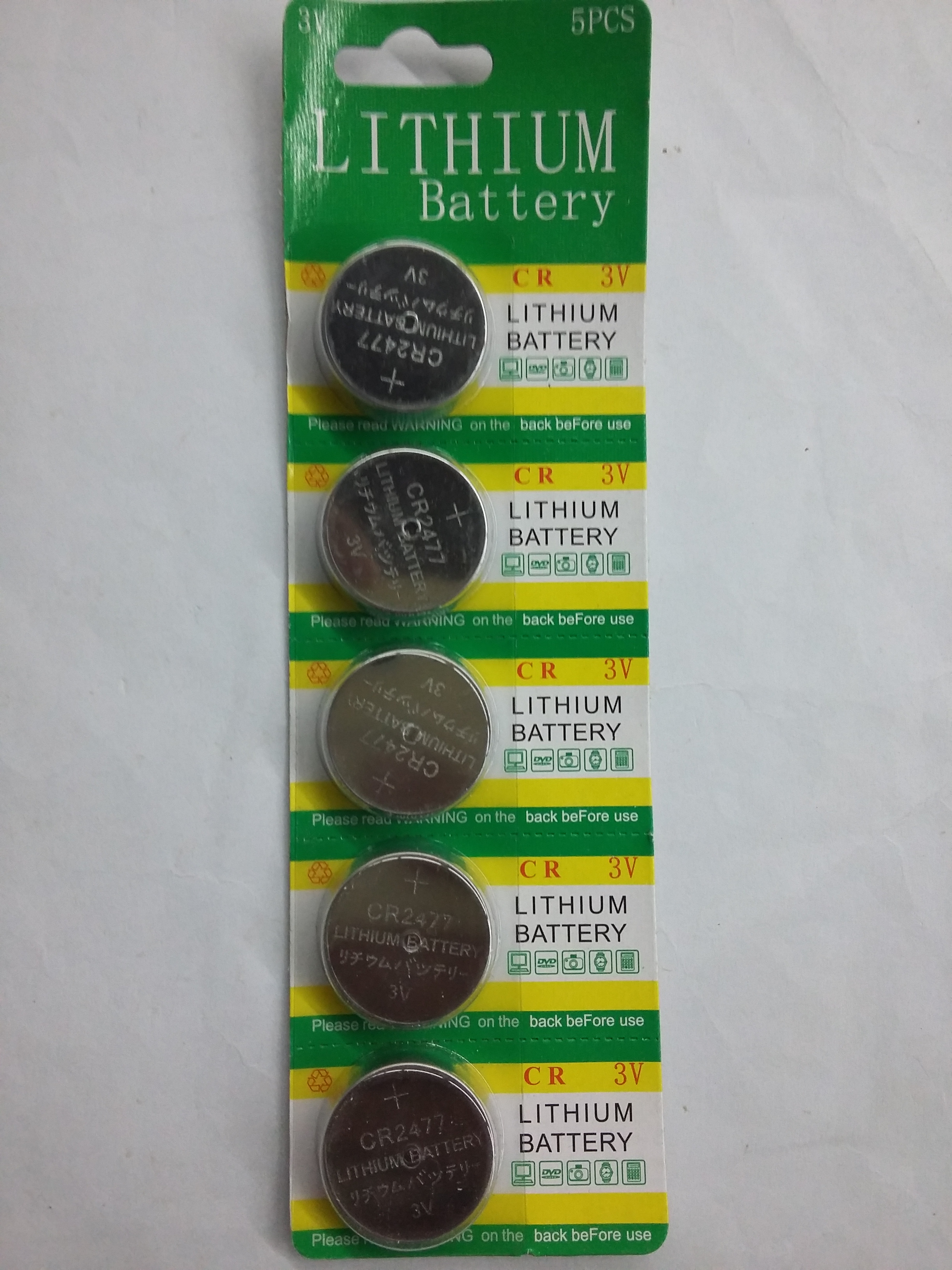 Huifeng 2477 3V battery