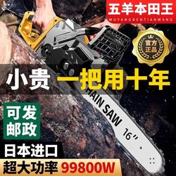 Imported Original Household 220V Corded Chainsaw for Cutting Wood, High-Power Electric Chain Saw, Cutting Saw, Logging Saw
