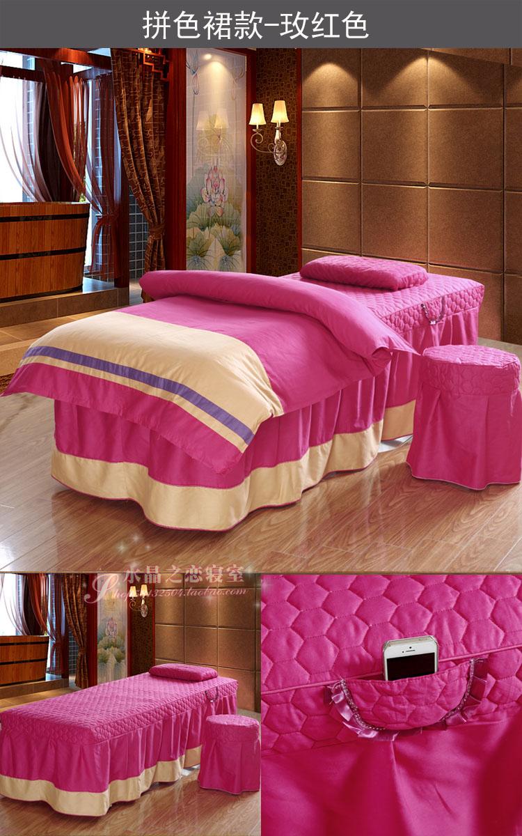 Ưu đãi đặc biệt miễn phí vận chuyển tinh khiết bông đẹp bedspread denim bedspread Body massage bedspread thẩm mỹ viện có thể được tùy chỉnh - Trang bị tấm tìm mua ga phủ giường spa