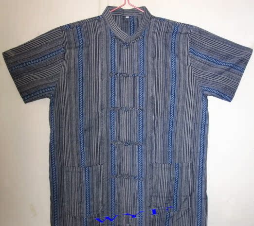 Yi quốc gia mới Tang phù hợp với trang phục quốc gia trang phục nam vải thô và vải lanh quần áo nam quần jean nam