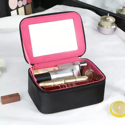 New cosmetic bag ins wind super fire cute large capacity storage box small portable female travel mini carry-on box