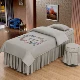 gia đình châu Âu bốn đơn giản bông bedspread vẻ đẹp thẩm mỹ viện massage giường điều trị khăn trải giường bìa gia đình bốn có thể được tùy chỉnh - Trang bị tấm
