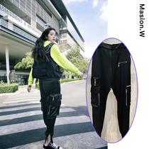 DARE buyer shop MASION W breathable cool pocket shirt overalls Ouyang Nana the same model