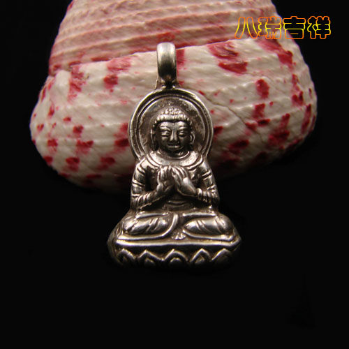 Handmade in Nepal 925 silver big day like coming to Buddha like pendant pendants