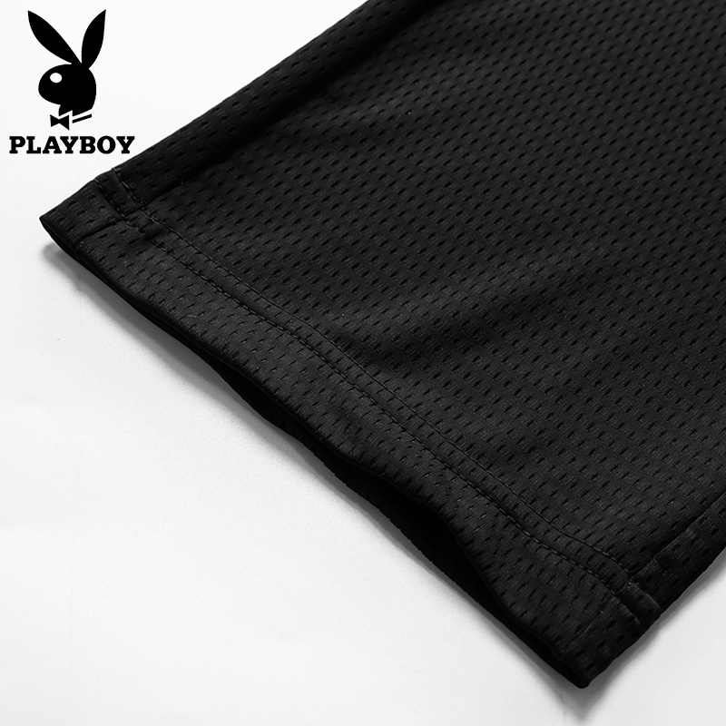 Playboy quần flagship bình thường của nam giới xu hướng mùa hè sinh viên mỏng lỏng thở thiếu niên quần chín điểm của nam giới