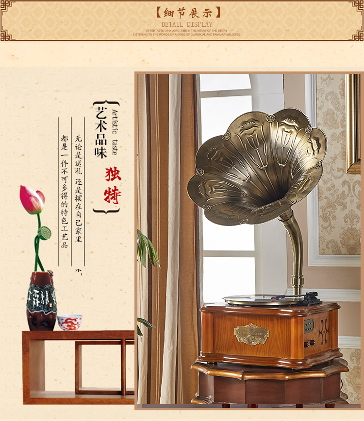 đầu đĩa than bluetooth Ming 009s máy ghi âm retro retro máy ghi âm cổ điển loa lớn phòng khách hộ gia đình ghi âm châu Âu Bluetooth 	đầu đĩa than sony