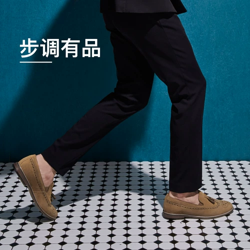 Туфли для кожаной обуви, пиджак классического кроя, универсальная обувь для отдыха, лоферы в английском стиле, из натуральной кожи