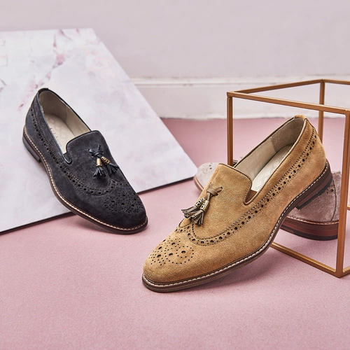 Туфли для кожаной обуви, пиджак классического кроя, универсальная обувь для отдыха, лоферы в английском стиле, из натуральной кожи