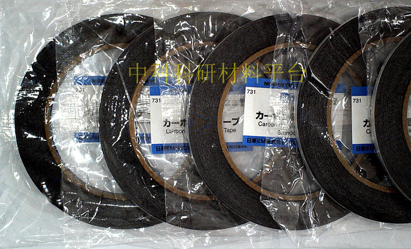 Japan's Original Imported Sem Carbon Conductive Tape Electron Microscope Nem Double-Sided Carbon Conductive Tape 8Mm*20M