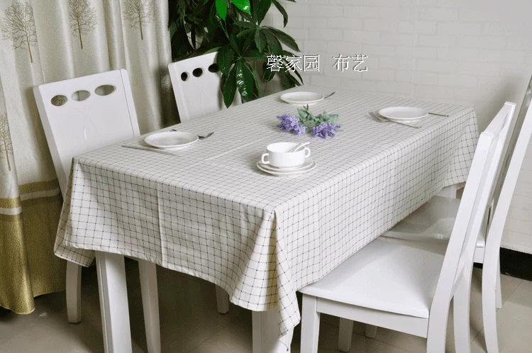 Bắc Âu nhà hình học phong cách cafe tây thanh bàn cà phê khăn trải bàn vải khăn trải bàn bông lanh khăn trải bàn