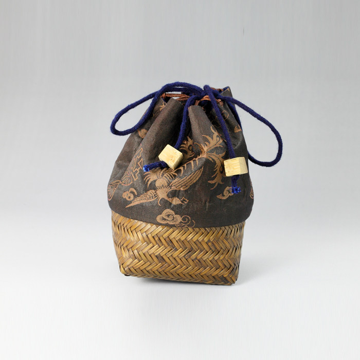 Taiwan - made bamboo tea - making machine Liao Yi - men bamboo - coated mouth (large) cup basket