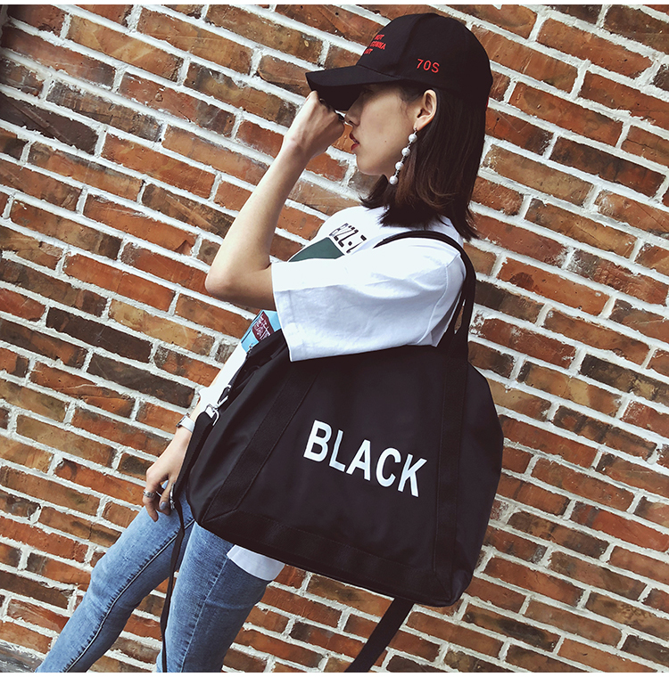 Túi du lịch đường dài túi xách nữ Hàn Quốc phiên bản của vai túi du lịch nội trú bag đơn giản túi duffel túi thể dục thủy triều balo du lịch nam