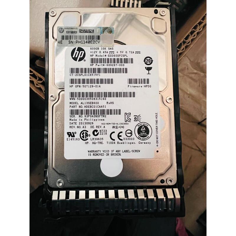 Negotiable Price for Hp/Hp 600Gb 10K Sas 2.5inch 653957