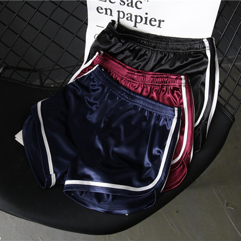 American Retro Schoolgirl Bm Style Casual Sports Shorts for Women, Loose Fit, Outerwear, Wide-Leg Yoga Hot Pants for Summer