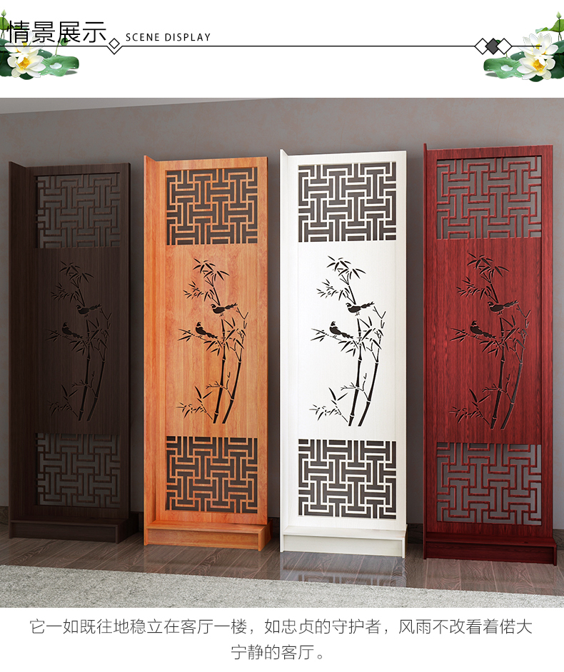 Mới hiện đại tối giản đồ nội thất thời trang màn hình phân vùng phòng khách Trung Quốc màn hình rỗng hiên phân vùng tủ lưu trữ tủ - Màn hình / Cửa sổ vách ngăn cầu thang bằng gỗ