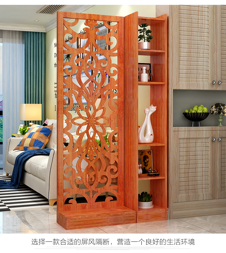 Hiện đại tối giản gỗ rắn nhiều lớp bảng phòng tủ màn hình phân vùng thời trang hội trường hiên tủ rượu tủ phòng khách trang trí tủ - Màn hình / Cửa sổ khung cửa sổ đẹp