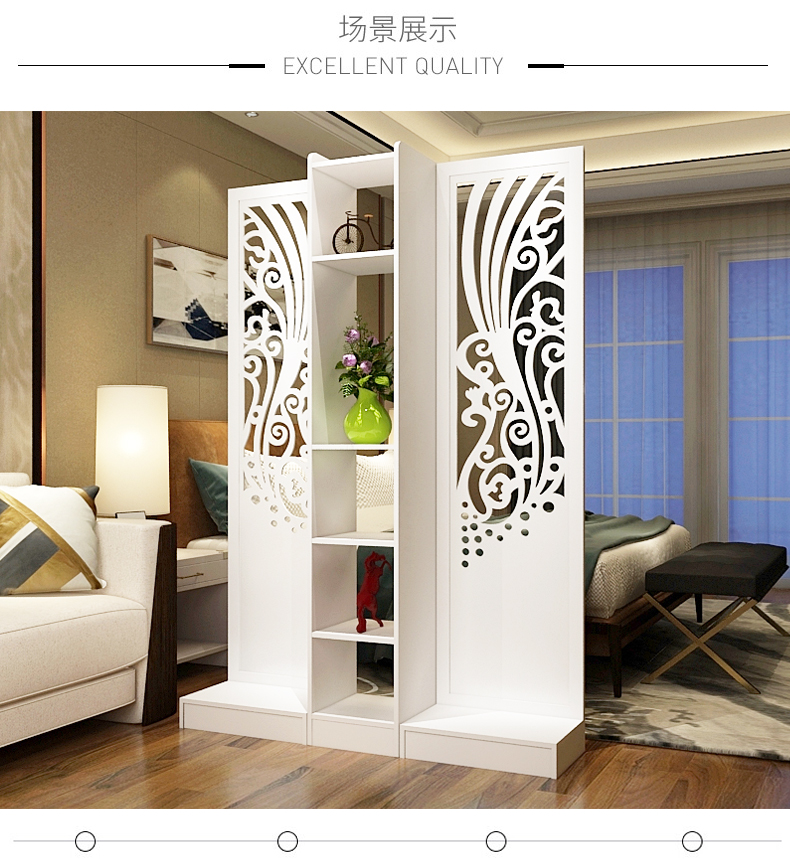 Vách ngăn đơn giản hiện đại hai mặt rỗng chạm khắc lưu trữ hiên tủ di động căn hộ nhỏ phòng khách phòng ngủ tiền sảnh - Màn hình / Cửa sổ vách trang trí cầu thang