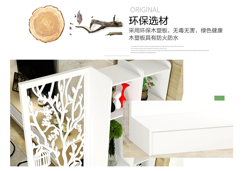 Nội thất tối giản hiện đại nội thất màn hình phân vùng phòng khách Châu Âu rỗng ghế màn hình hiên tủ phân vùng có thể được lắp ráp xung quanh - Màn hình / Cửa sổ mẫu bình phong đẹp
