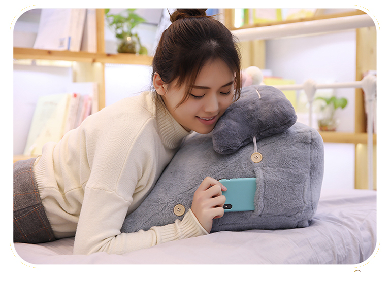 Ins giường tựa đầu văn phòng eo đệm sofa gối lớn trở lại gối gối gối tam giác đệm - Trở lại đệm / Bolsters gối và mền 2 trong 1