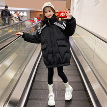 Girls cotton clothes 2023 new medium - long - range gas fashion in the winter thickening cotton cotton cotton cotton cotton cotton cotton cotton cotton cotton cotton cotton cotton cotton cotton cotton cotton cotton cotton cotton in the winter