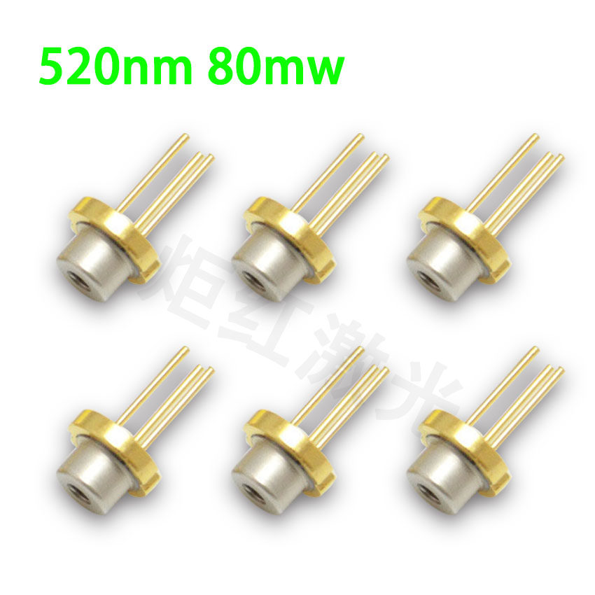 Oshi Longosram PL 520B 520nm 80mW 80mW green light single mode laser diode without PD 3 8mm