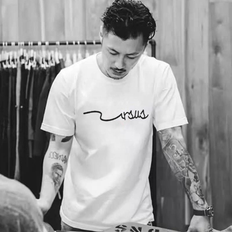 Cangshi Yishu White Cotton Short Sleeve T-shirt Men's Summer New Joker Loose Crewneck Couple Fashion Jacket