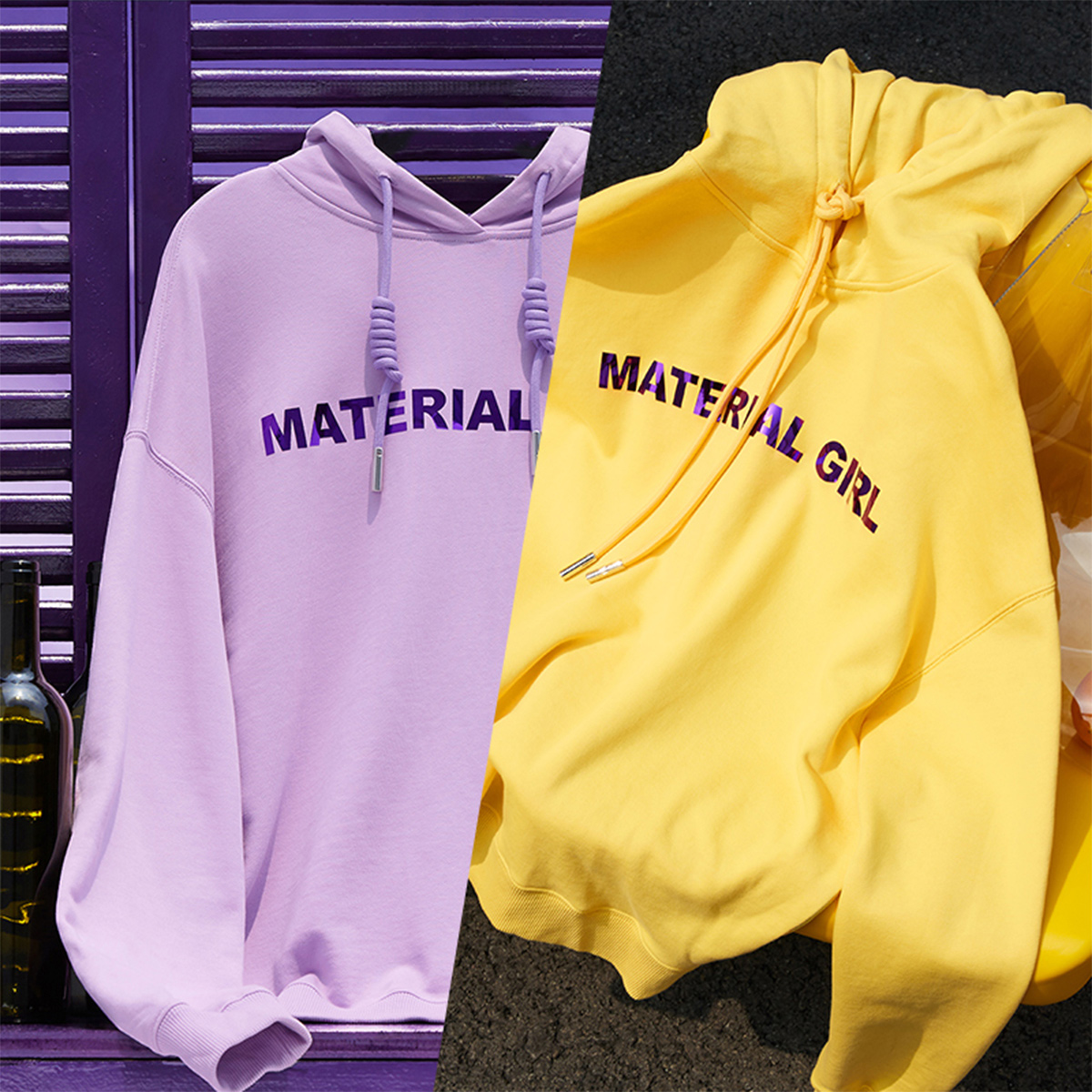 Sweatshirt femme MATERIAL GIRL en Coton - Ref 3217110 Image 4