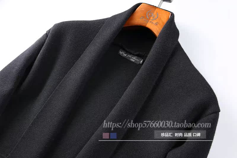 2018 thu đông len mới cashmere quyến rũ quý ông kinh doanh thường xuyên đan áo len mỏng áo len áo công sở nam
