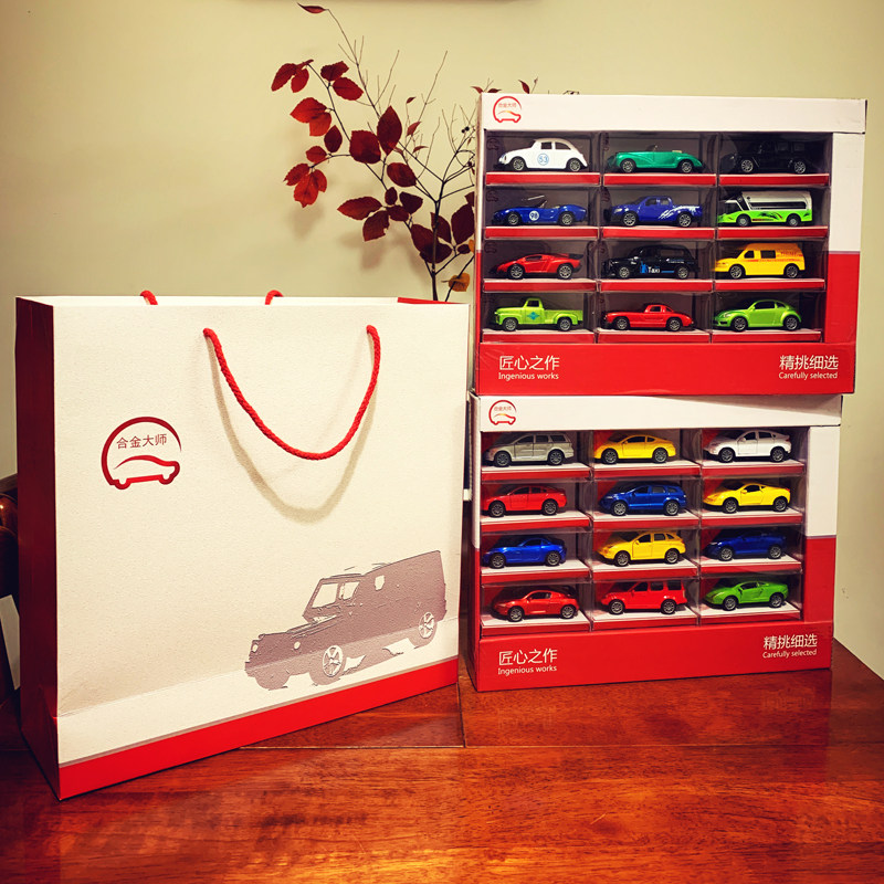 Children's alloy back car toy suit 1:32 car model old car car car car all kinds of car boy gift