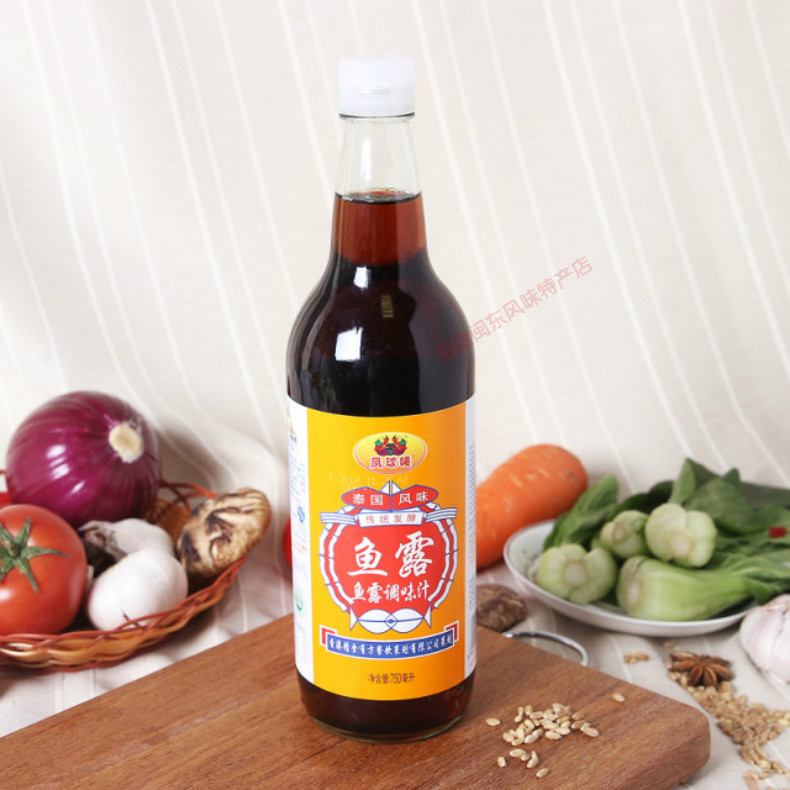 1 bottle of Phoenix Ball mark fish sauce 750ml Hand-brewed fish soy sauce Daily condiment sauce steamed fish