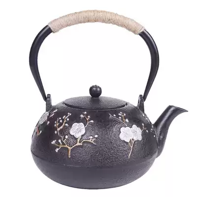 Japanese iron pot cast iron pot coated iron teapot imported southern raw iron pot tea set boiled water boiled tea old iron pot