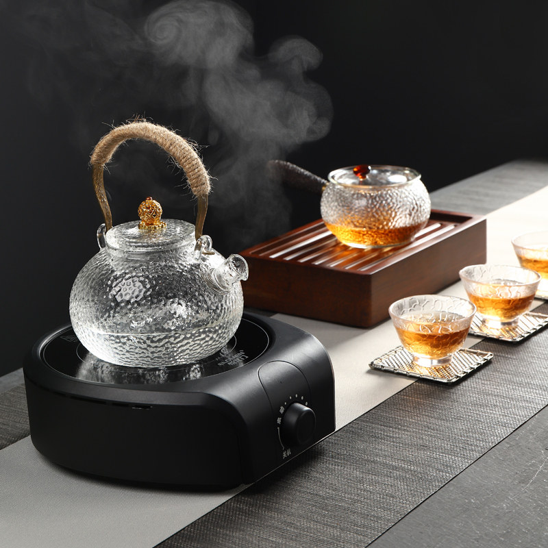 Yue Longmen black crystal furnace Intelligent tea stove Induction cooker Household tea stove Small mini tea maker Burning tea stove