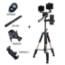 Điện thoại di động sống bracket flat bracket điền ánh sáng điện thoại di động clip vị trí kẹp đa camera microphone đứng tripod phụ kiện