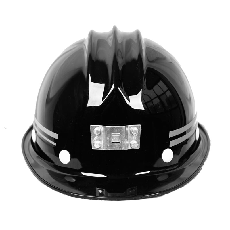 Glass Fiber Safety Helmet Leader National Standard Reflective Strip Site Construction Power Engineering Mine Miners Anti-Smash Safety Helmet
