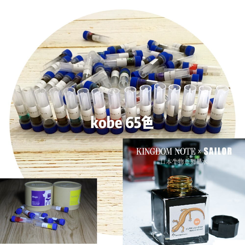 Color test artifact Danjian Pen House Color Ink Color Test Pack Collection Color Ink Test Eat 0 5ml Color Test Pack