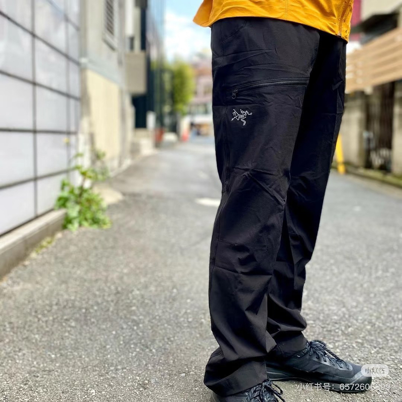Arcteryx Gamma Sl Pant Windproof, Quick-Drying, Water-Repellent Softshell Straight-Leg Pants, Thin Style, Men's Style