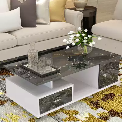 Special offer coffee table Marble VU board simple modern living room creative small apartment coffee table Rectangular table
