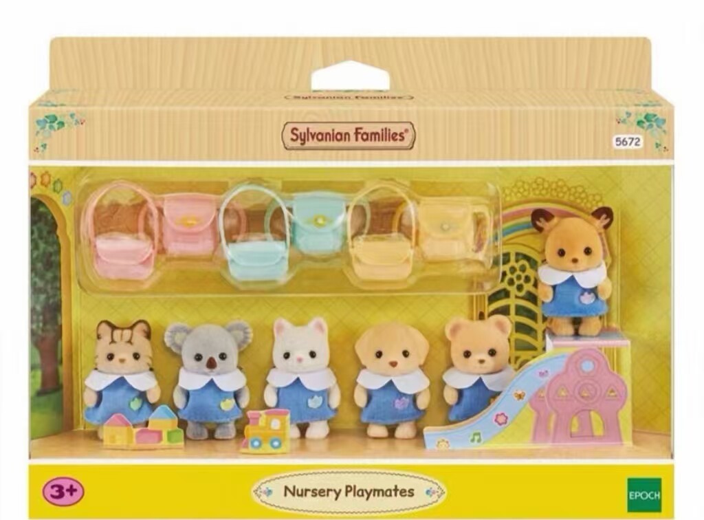 Детский игровой набор sylvanian families森林森贝儿 全新正品 绝版 宝宝 幼儿园上学套