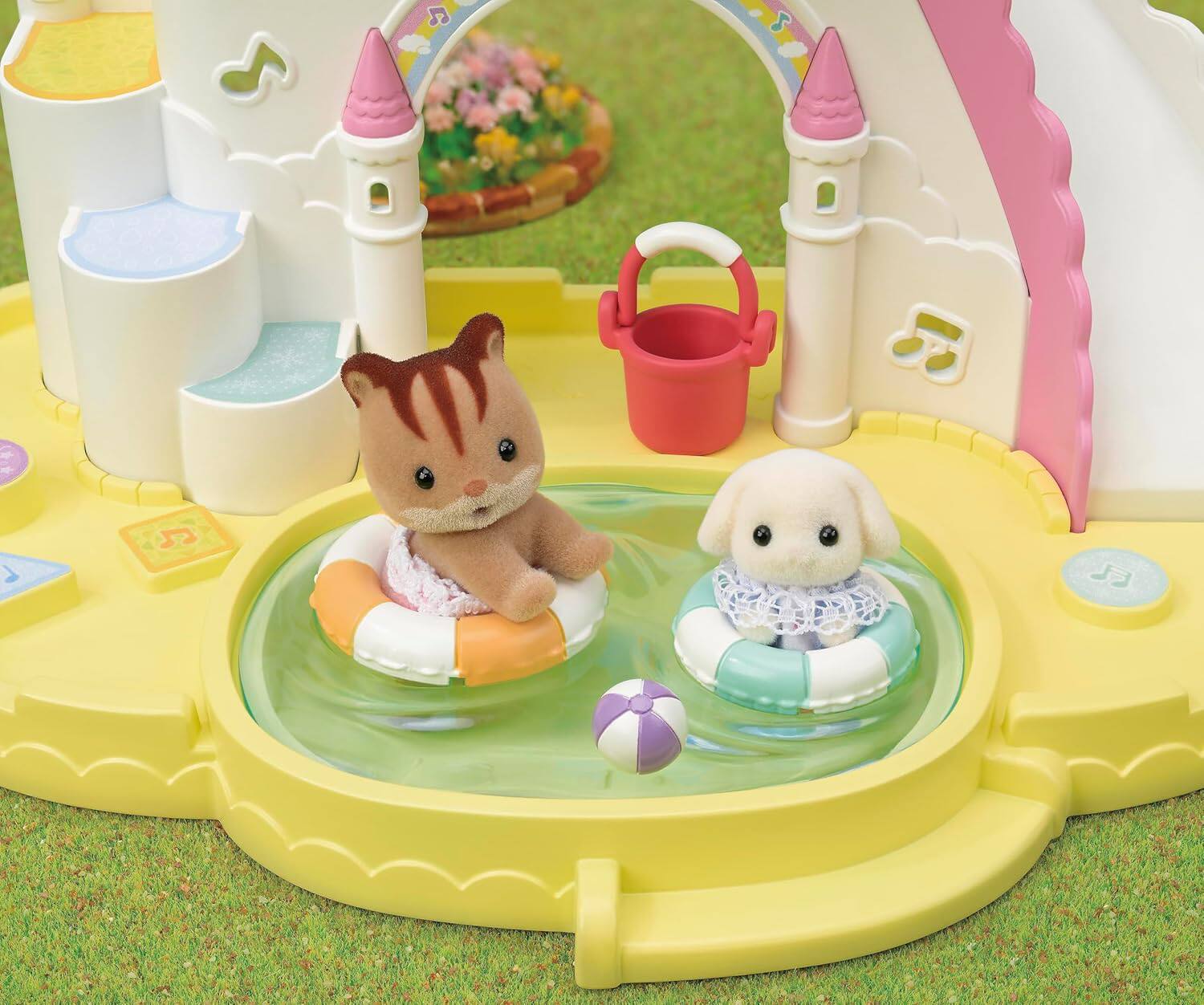 Детский игровой набор 森林森贝儿sylvanian家族 全新正品 蘑菇树屋秋千城堡乐园 垂耳兔 families