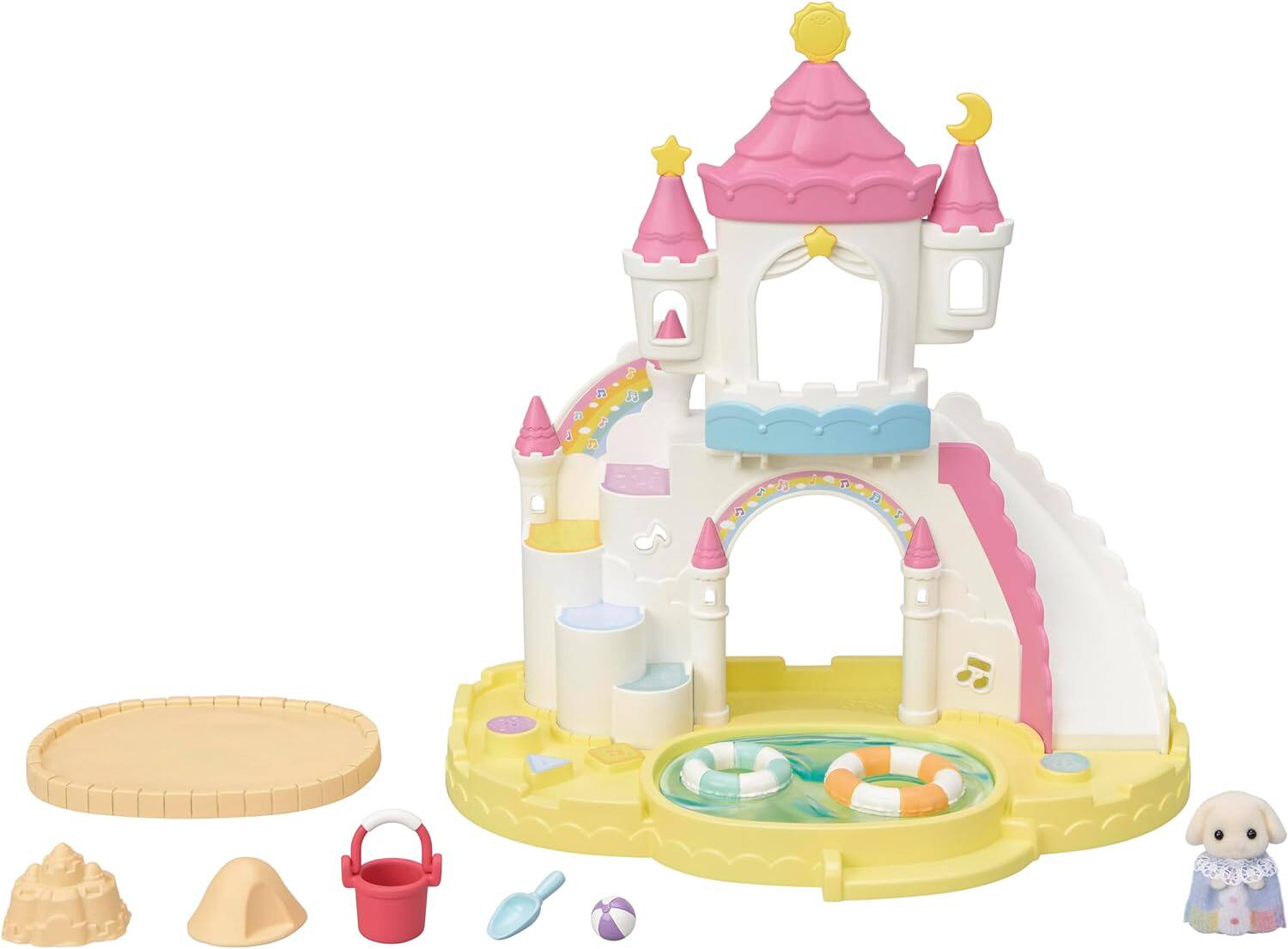 Детский игровой набор 森林森贝儿sylvanian家族 全新正品 蘑菇树屋秋千城堡乐园 垂耳兔 families