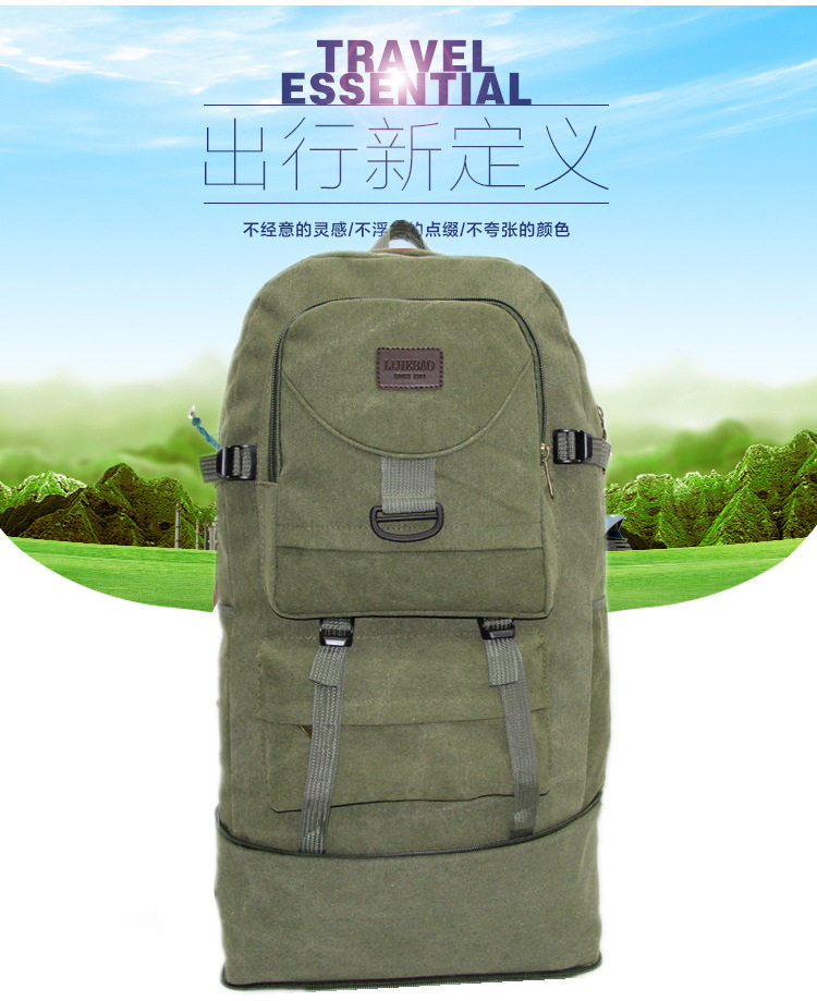 extra large canvas backpack