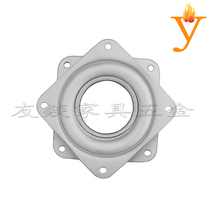 White zinc turntable 3 inch square free spin turntable rotating bookshelf pen holder accessories furniture hardware accessories E15